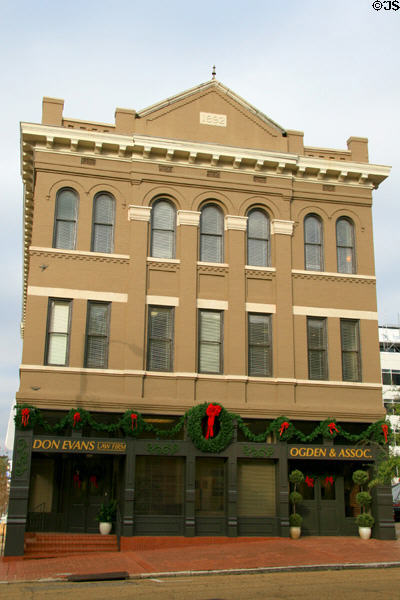 Harding Building (1892) (3 floors) (500 E. Capitol St.). Jackson, MS.