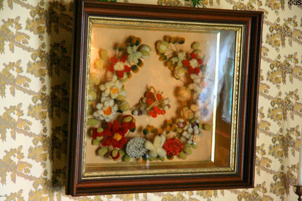 Victorian wreath in Manship House. Jackson, MS.