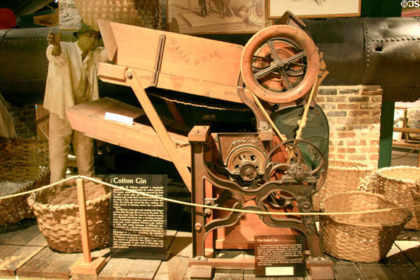 Gullet Cotton Gin (used 1873-1925) at Mississippi Agriculture & Forestry Museum. Jackson, MS.