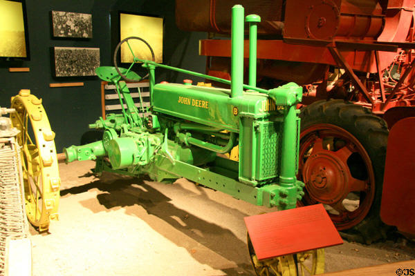 John Deere Model B tractor (1935) at Mississippi Agriculture & Forestry Museum. Jackson, MS.
