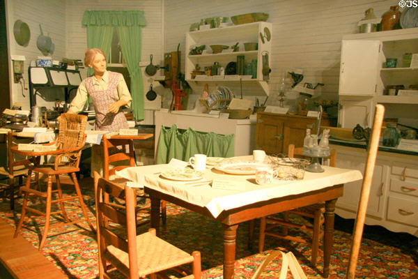 Farm household goods from early 20th C at Mississippi Agriculture & Forestry Museum. Jackson, MS.