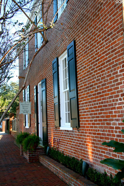 Governor David Holmes House (c1794) (207 S. Wall St.) from Spanish Period. Natchez, MS. On National Register.