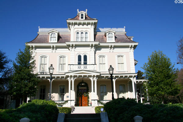 Glen Auburn home (c1875) (S. Commerce St.) built by Christian Schwartz. Natchez, MS. Style: Second Empire.