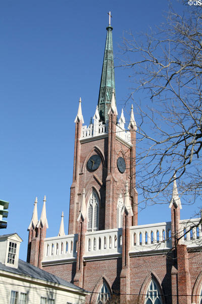 St Mary's Catholic Basilica (1842) (107 S. Union St.). Natchez, MS. Style: Gothic Revival. On National Register.
