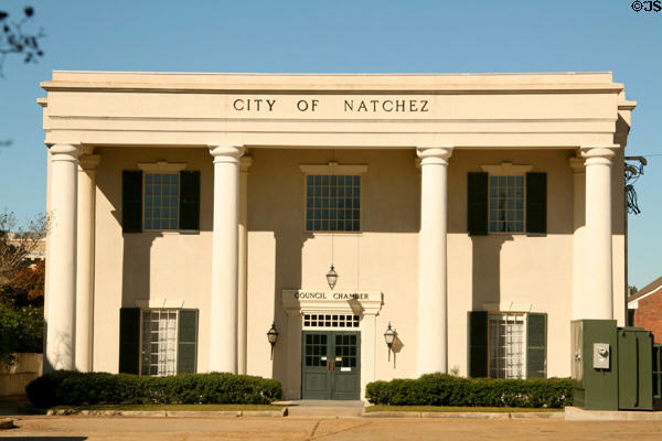 Natchez City Hall (S. Pearl St.). Natchez, MS.