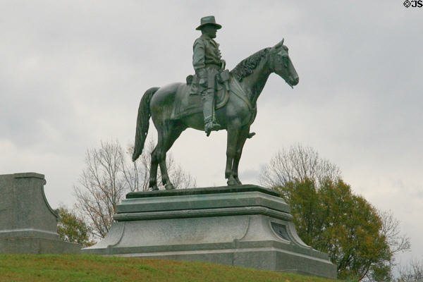 General Ulysses S. Grant equestrian statue (1918) by F.C. Hibbard. Vicksburg, MS.