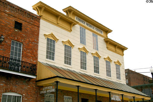 Corner Drug Store (1123 Washington St.). Vicksburg, MS.
