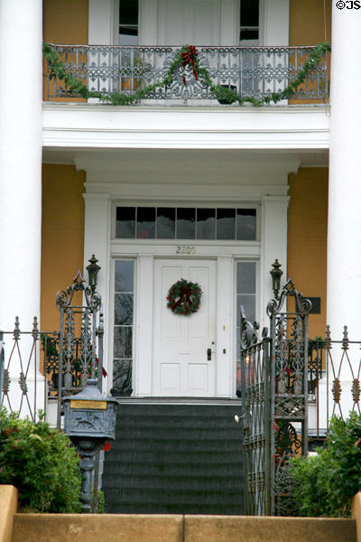 Front door of Cedar Grove. Vicksburg, MS.