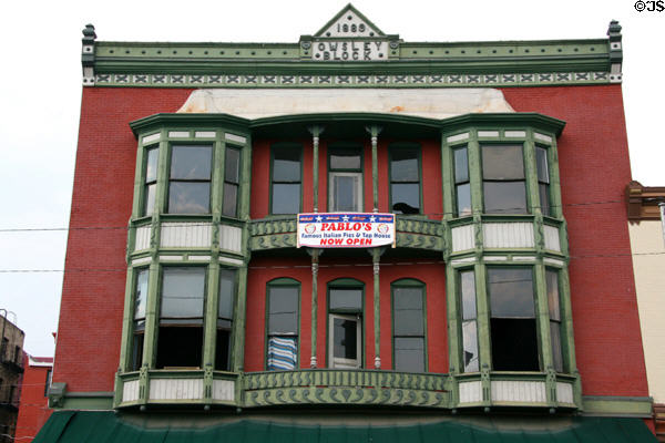 Owsley Block (1889) (43 E. Park St.) built by former mayor William Owsley for Hoffman Hotel. Butte, MT.