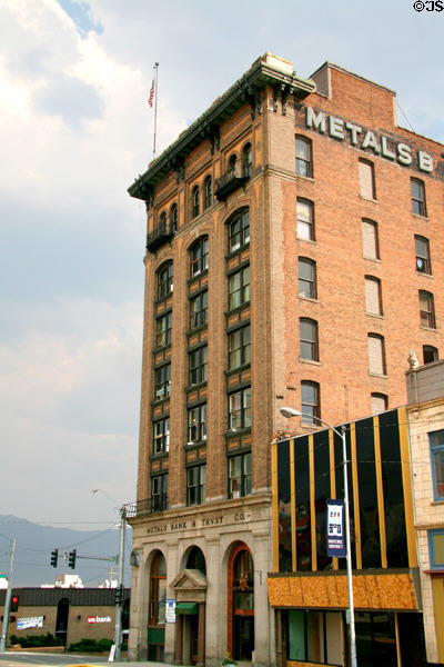Metals Bank Building (1906) (8 floors) (8 W. Park St.). Butte, MT. Architect: Cass Gilbert + Link & Haire.
