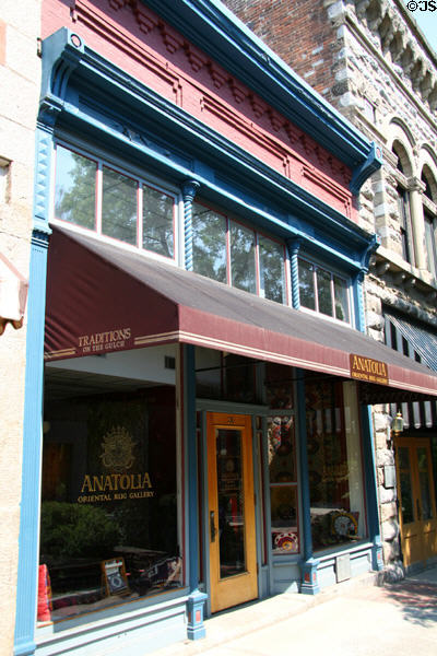 Raleigh & Clarke Drygoods block (1865, remodeled 1888) (36 Main St.) with cast iron front. Helena, MT.