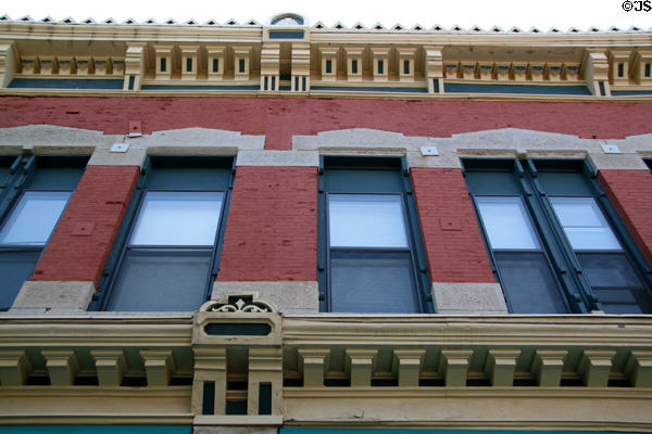 Upper story details of St. Louis block. Helena, MT.