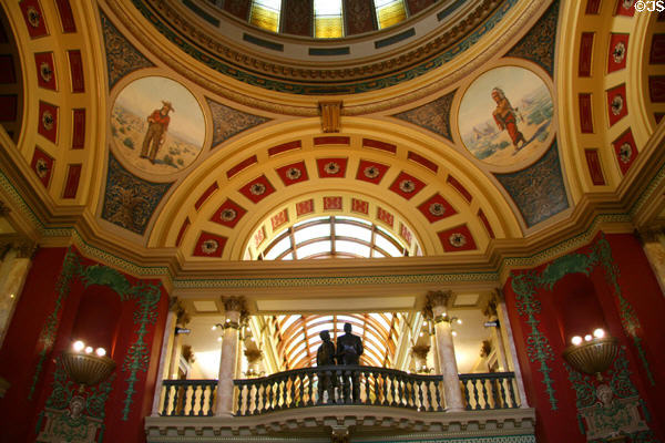 Arches of rotunda of Montana State Capitol. Helena, MT.