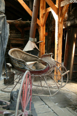 Interior of Sauerbier Blacksmith Shop. Virginia City, MT.