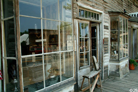 E.L. Smith Store (1863) with Montana's first show windows. Virginia City, MT.