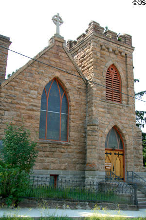 St Paul's Episcopal Church (1902-4). Virginia City, MT. Style: Gothic Revival. Architect: Fennel & Grove.