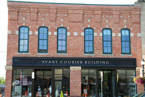 Avant Courier Building (1881) (1 E. Main St.). Bozeman, MT.