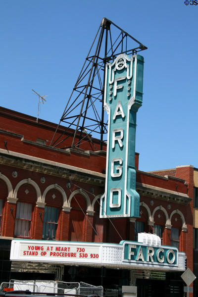 Fargo Theater (1926) (314 Broadway). Fargo, ND. Architect: Liebenberg & Kaplan.
