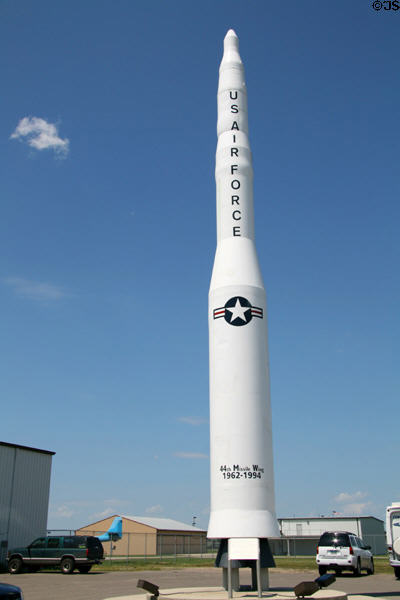 Minuteman II Intercontinental Ballistic Missile (1960s) at Fargo Air Museum. Fargo, ND.