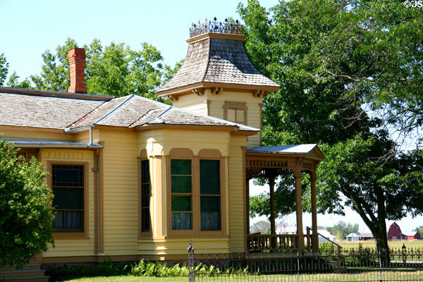 Talmadge house (1883) at Stuhr Museum. Grand Island, NE. Style: Second Empire.