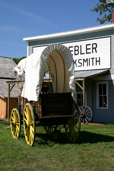 Covered wagon at Stuhr Museum. Grand Island, NE.