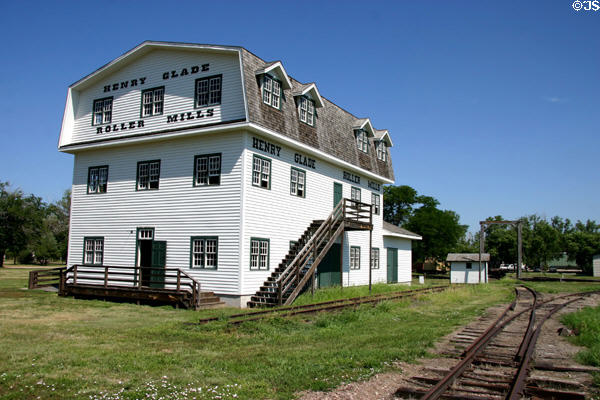 Henry Glade Roller Mill at Stuhr Museum. Grand Island, NE.