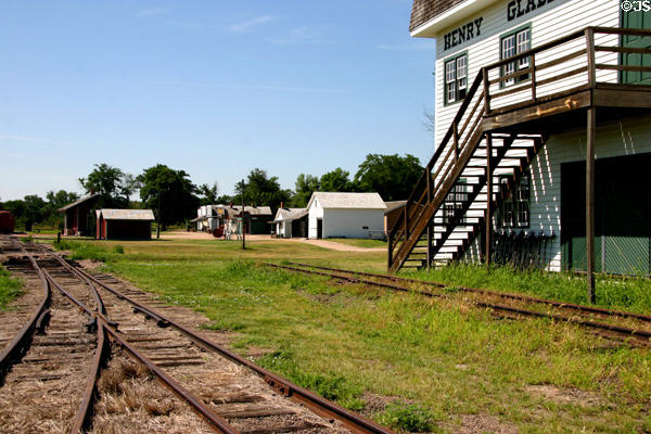 Railroad village (1890s) at Stuhr Museum. Grand Island, NE.