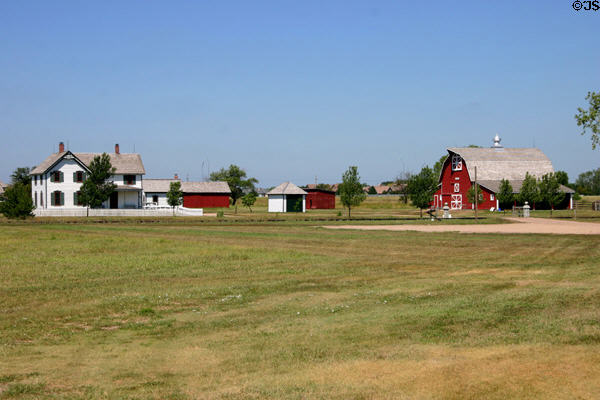 Nebraska farmstead (1893) at Stuhr Museum. Grand Island, NE.
