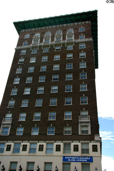 Hill Hotel now Kensington Tower (1919) (13 floors) (505 South 16th St.). Omaha, NE. Style: Adamesque Georgian. Architect: John & Alan McDonald. On National Register.