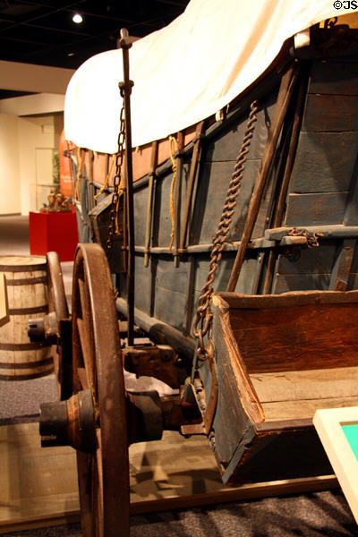 Covered wagon at Durham Western Heritage Museum. Omaha, NE.