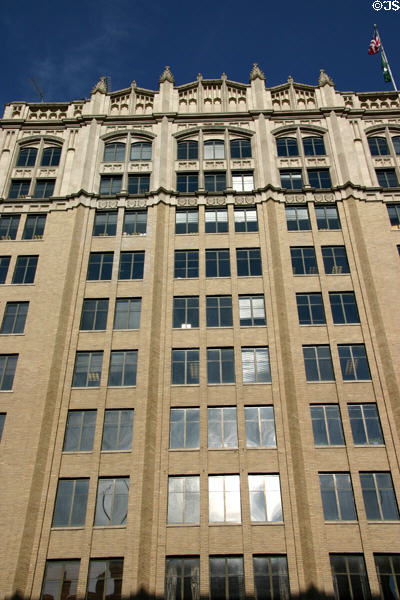Federal Trust Building or Lincoln Benefit Life Building (1926) (12 floors) (134 South 13th St.). Lincoln, NE. Style: Gothic Revival. On National Register.