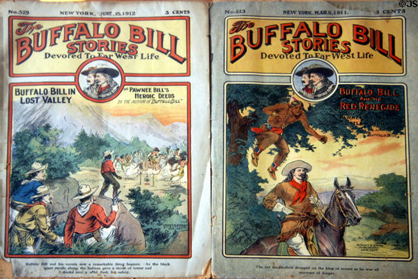 Buffalo Bill dine novels (1911-12) at Scout's Rest. North Platte, NE.