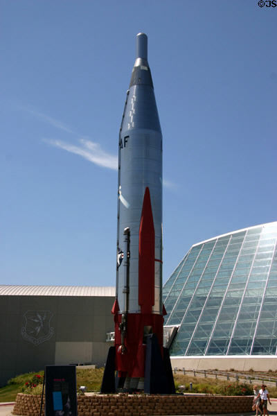 Atlas-D ICBM (1958-1997) by Convair Division of General Dynamics at Strategic Air Command Museum. Ashland, NE.