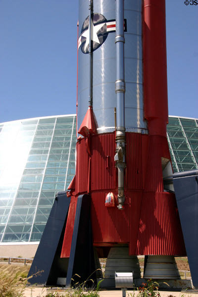 Rocket engines of Atlas-D ICBM at Strategic Air Command Museum. Ashland, NE.