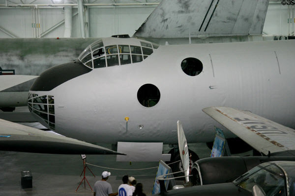 Nose of B-36J Peacemaker (1946-53) by General Dynamics at Strategic Air Command Museum. Ashland, NE.