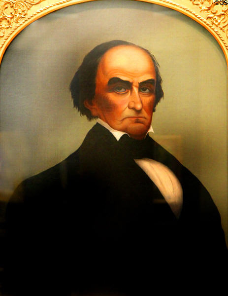 Daniel Webster portrait (c1850) by unknown at Currier Museum of Art. Manchester, NH.