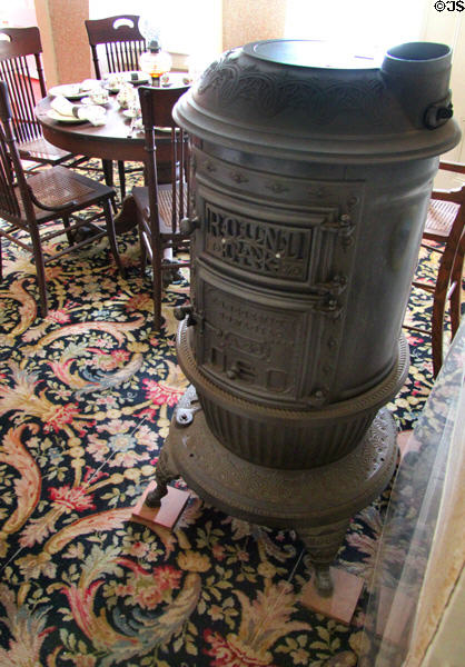 Pot-bellied stove at Robert Frost Farm. Derry, NH.