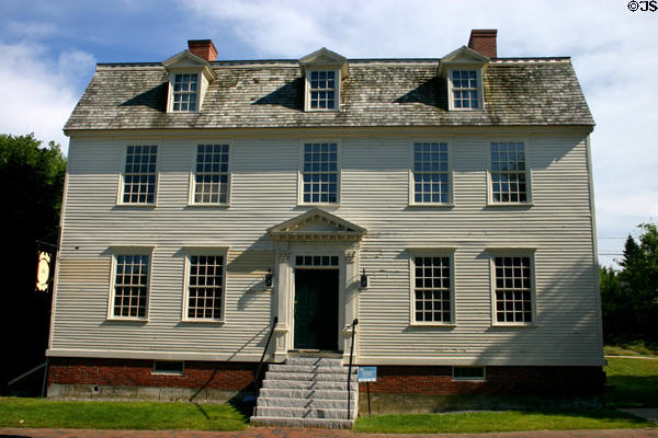 Stoodley's Tavern (c1761) moved to Strawbery Banke. Portsmouth, NH. Style: Georgian.