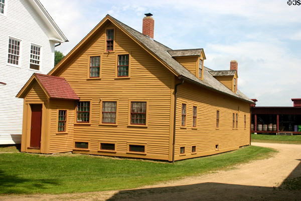 Syrup shop (1785/1847) in Canterbury Shaker Village. NH.