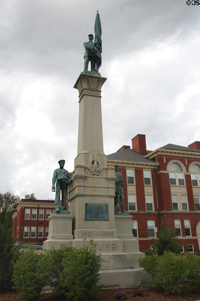 Dover Civil War Monument. Dover, NH.