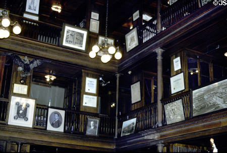 Library at Thomas Edison Laboratory National Historic Site. West Orange, NJ.