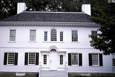 Jacob Ford house at George Washington's Headquarters National Park where US continental army wintered (1777 & 1779-80). Morristown, NJ.