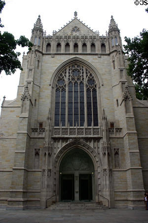Princeton University Chapel (1928). Princeton, NJ. Style: Gothic. Architect: Cram, Goodhue & Ferguson.