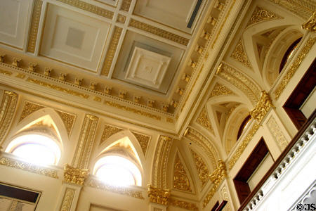 Ceiling in House chamber of New Jersey Capitol. Trenton, NJ.