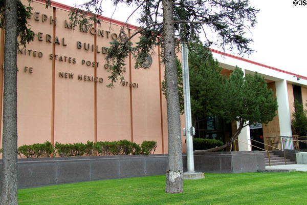 Joseph Montoya Federal Building & U.S. Post Office (120 S. Federal Place). Santa Fe, NM.