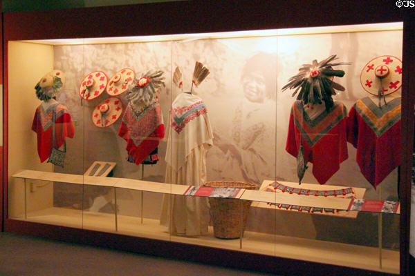 Native dress collection at Museum of Indian Arts & Culture. Santa Fe, NM.