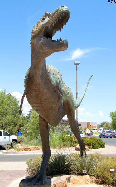 Albertasaurus sculpture by David A. Thomas at New Mexico Museum of Natural History & Science. Albuquerque, NM.