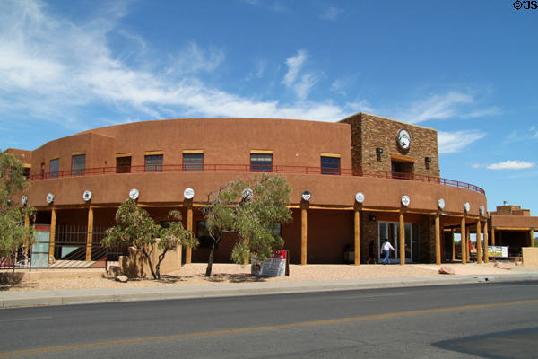 Indian Pueblo Cultural Center (2401 12th St. NW). Albuquerque, NM. Architect: Rohde, May, Keller Assoc..
