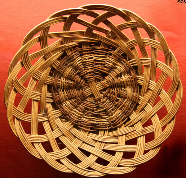 Santo Domingo Pueblo willow basket (1930) at Millicent Rogers Museum. Taos, NM.