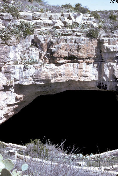 Massive cave entrance at Carlsbad Caverns National Park. NM.
